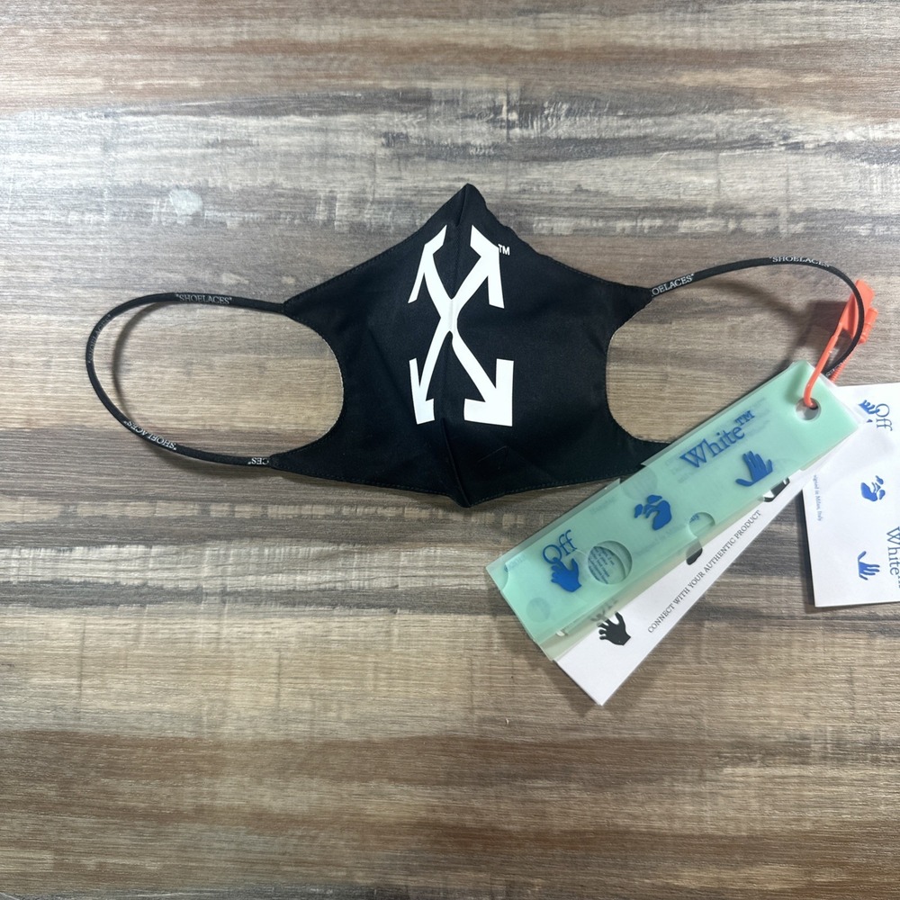 Off-White Logo Face Mask L /XL NWT 100% Authentic * $230 Retail *
